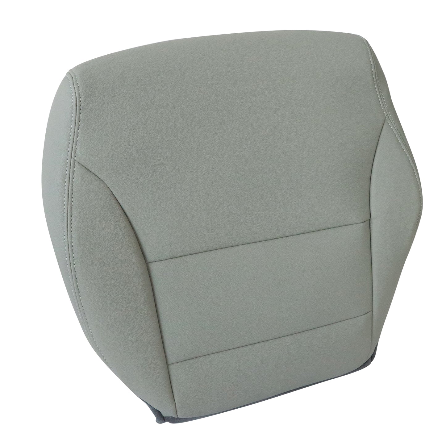 For 2012 2013 2014 2015 Honda Civic Front Driver Bottom Leather Seat Cover Gray