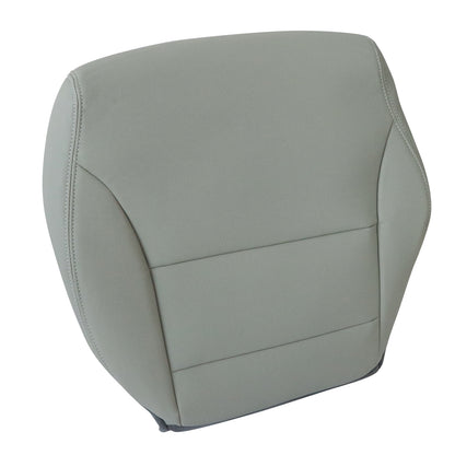 For 2012 2013 2014 2015 Honda Civic Front Driver Bottom Leather Seat Cover Gray