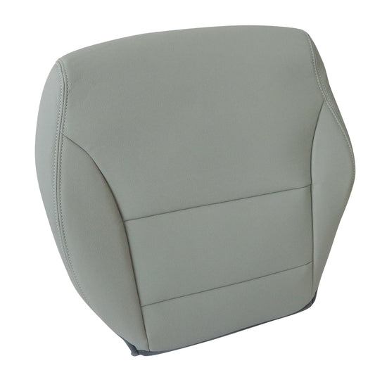 For 2012 2013 2014 2015 Honda Civic Front Driver Bottom Leather Seat Cover Gray