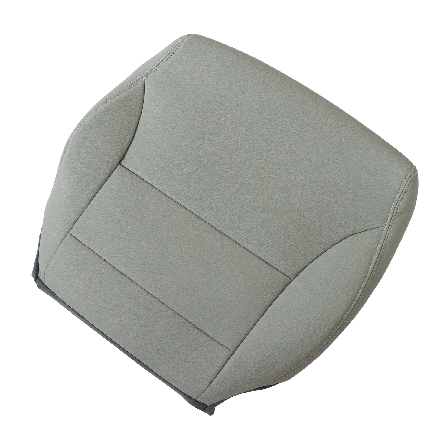 For 2012 2013 2014 2015 Honda Civic Passenger Bottom Leather Seat Cover Gray New