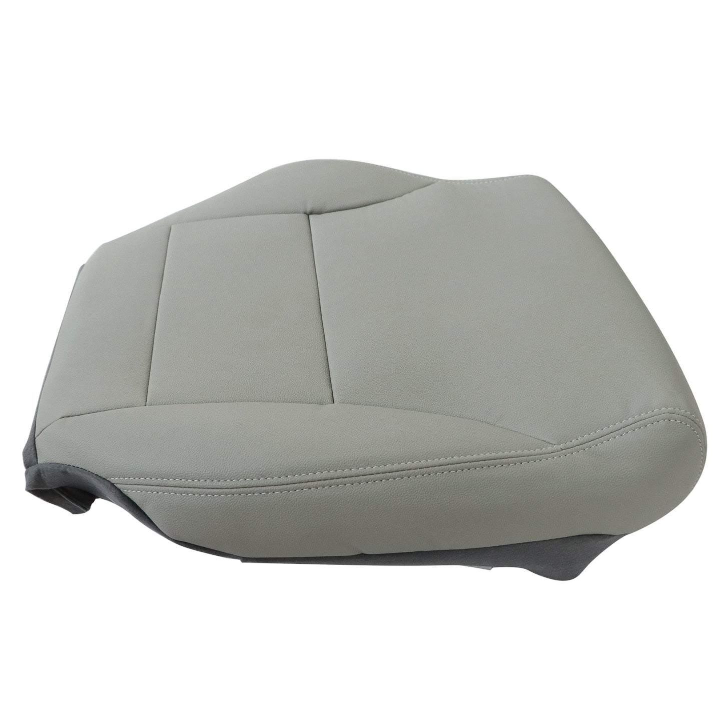 For 2012 2013 2014 2015 Honda Civic Passenger Bottom Leather Seat Cover Gray New