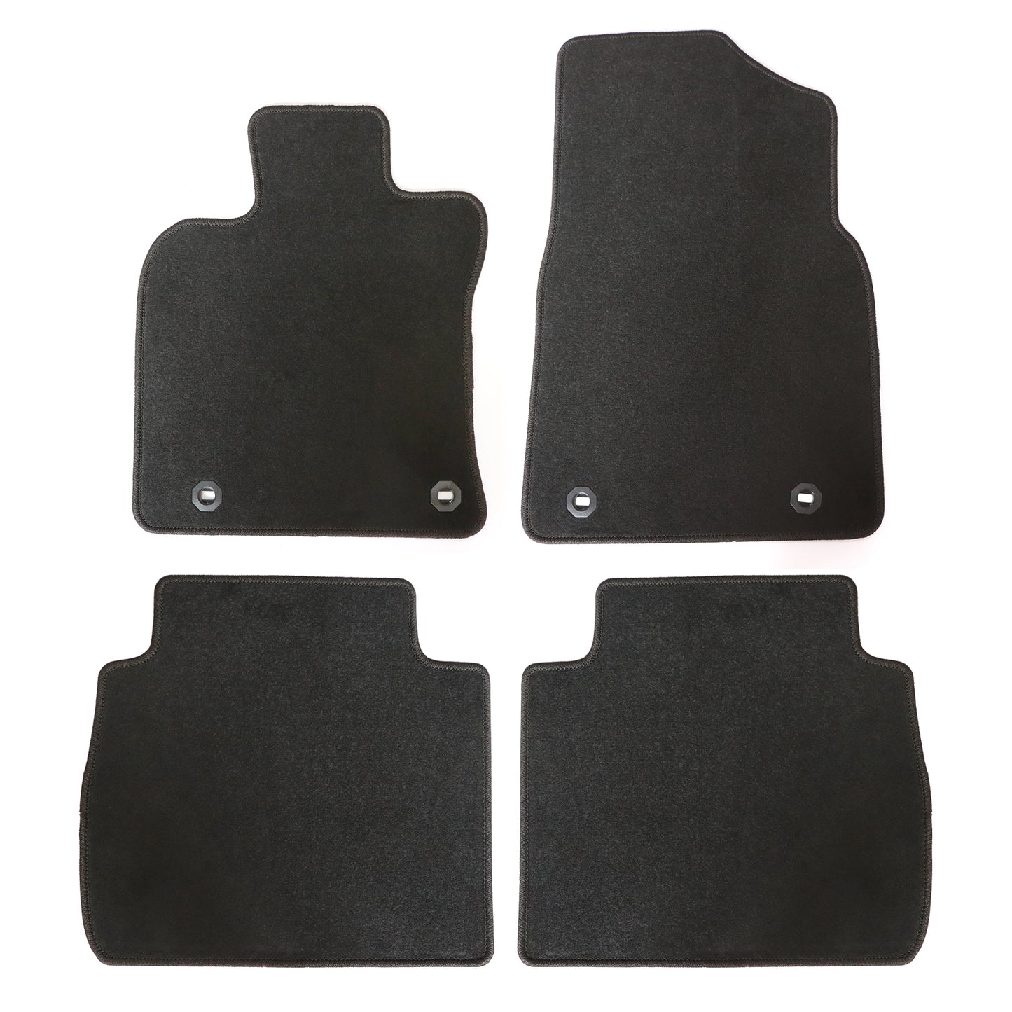 For 2023 2024 2025 Lexus ES350 ES300h Front & 2nd Row Floor Mats Carpet Velour
