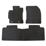 2014-2019 For Toyota Corolla 4-Door Front & Rear Floor Mats Carpet Velour Black
