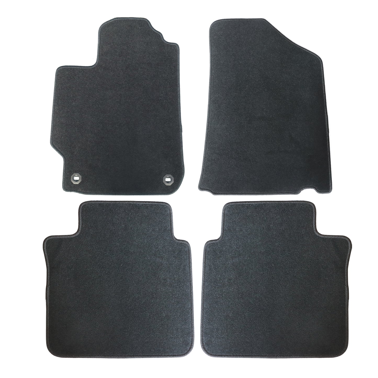 Fits 2012 2013 2014 2015 2016 2017 Toyota Camry Floor Mats Carpet Velour Black