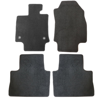 Full Set Front & Rear Floor Mats Carpet For 2019-2024 Toyota RAV4 Black New