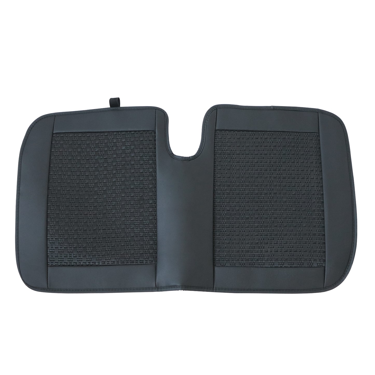 For Toyota Car 3-Sits Full Surround Set PU Leather Perforated Seat Cover Black