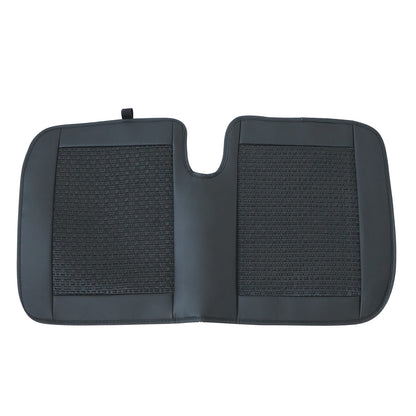 For Toyota Car 3-Sits Full Surround Set PU Leather Perforated Seat Cover Black