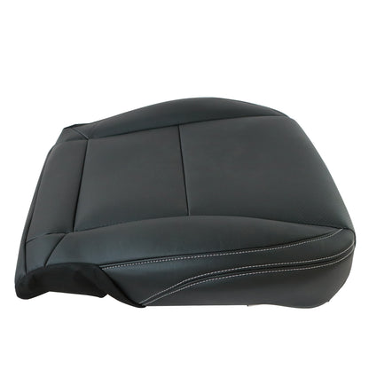 Driver Bottom Perforated Leather Seat Cover For 2010 2011-2015 Chevy Camaro