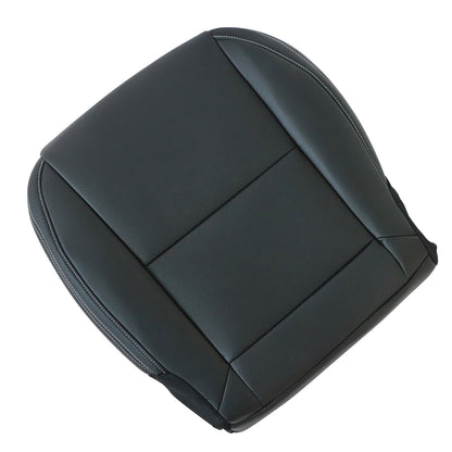 Driver Bottom Perforated Leather Seat Cover For 2010 2011-2015 Chevy Camaro