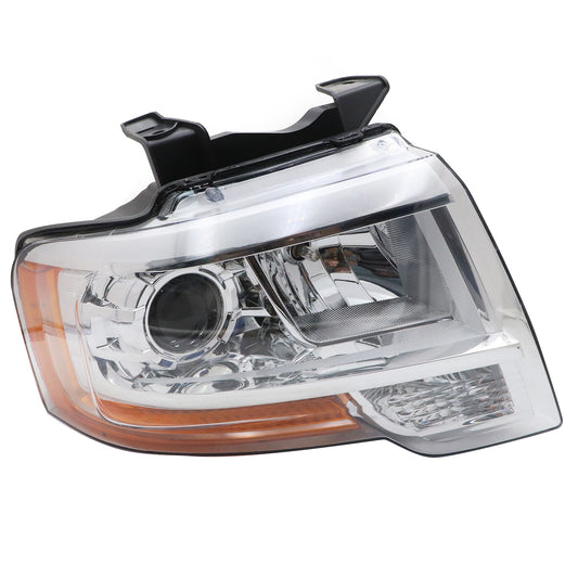 Right Side Chrome Headlight Projector Type FL1Z13008C For 15-17 Ford Expedition