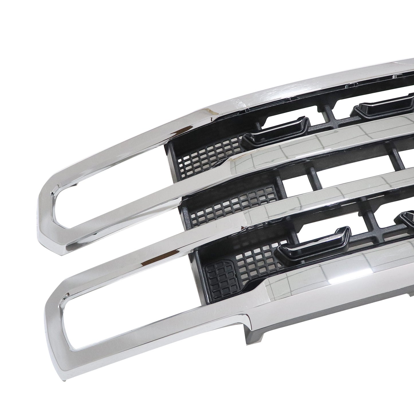 Front Grille Grill Fit 2023 2024 Ford F250 F350 F-250 Super Duty Platinum Chrome
