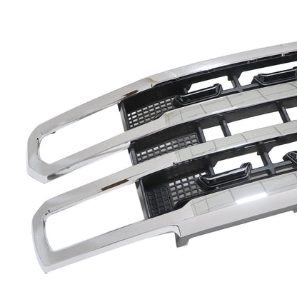 Front Grille Grill Fit 2023 2024 Ford F250 F350 F-250 Super Duty Platinum Chrome
