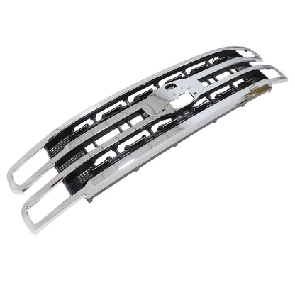 Front Grille Grill Fit 2023 2024 Ford F250 F350 F-250 Super Duty Platinum Chrome