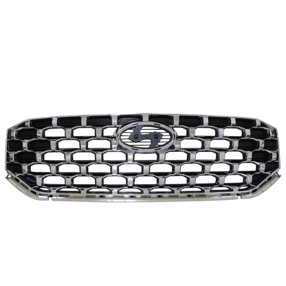 New Front Upper Grille Gloss Black 86350-S2500 For Hyundai Santa Fe 2021-2023
