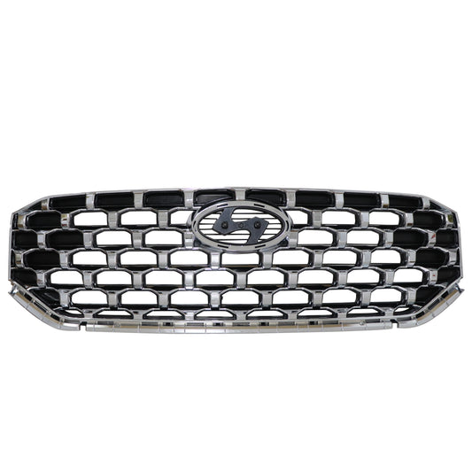 New Front Upper Grille Gloss Black 86350-S2500 For Hyundai Santa Fe 2021-2023