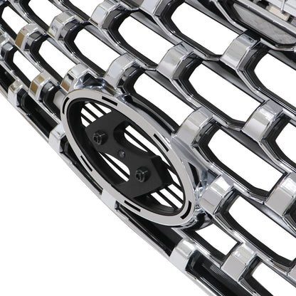 New Front Upper Grille Gloss Black 86350-S2500 For Hyundai Santa Fe 2021-2023