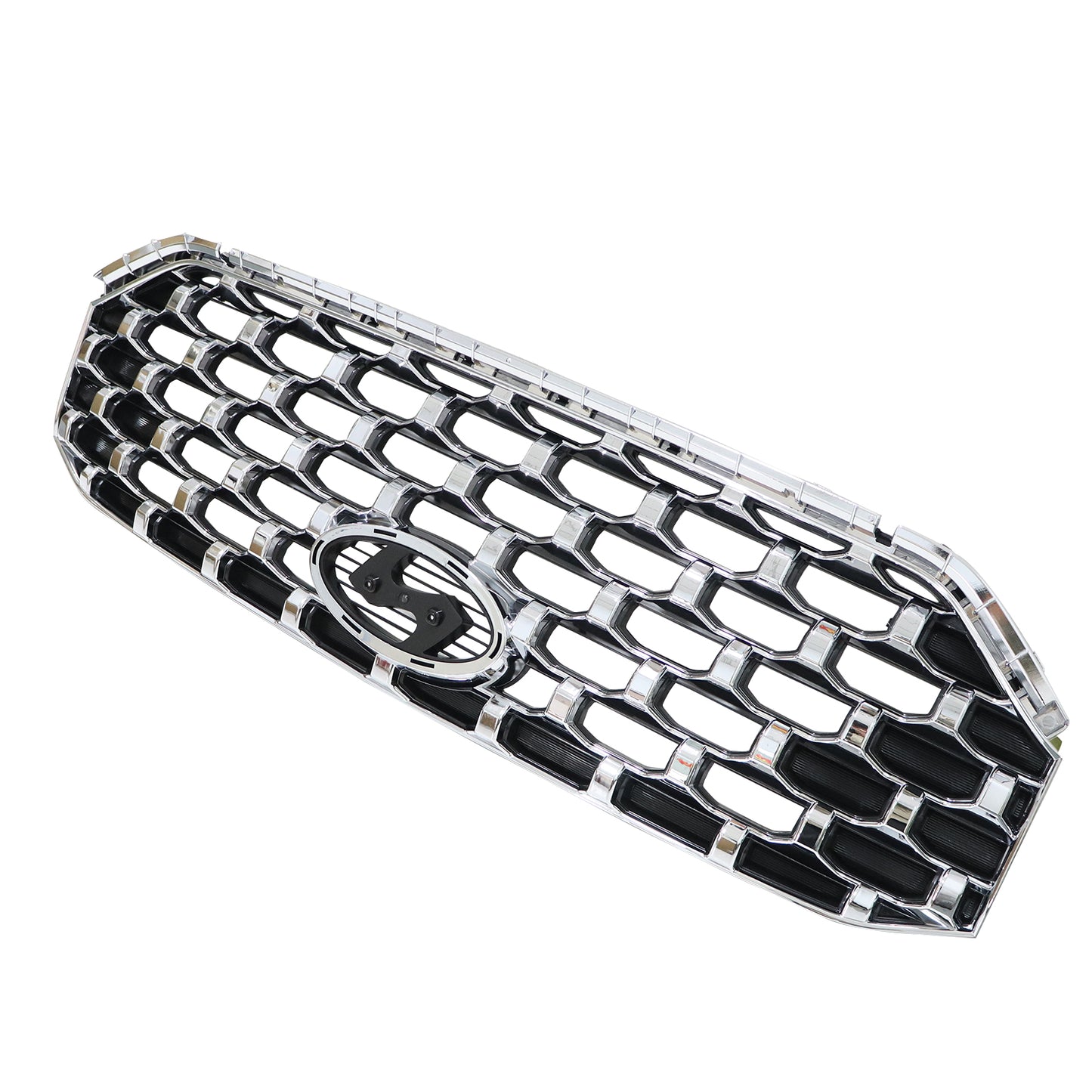 New Front Upper Grille Gloss Black 86350-S2500 For Hyundai Santa Fe 2021-2023