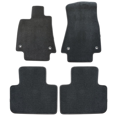 4Pcs Velour Floor Mats Carpet For 2014-2024 Lexus IS250 / IS300 / IS F Anti-Slip