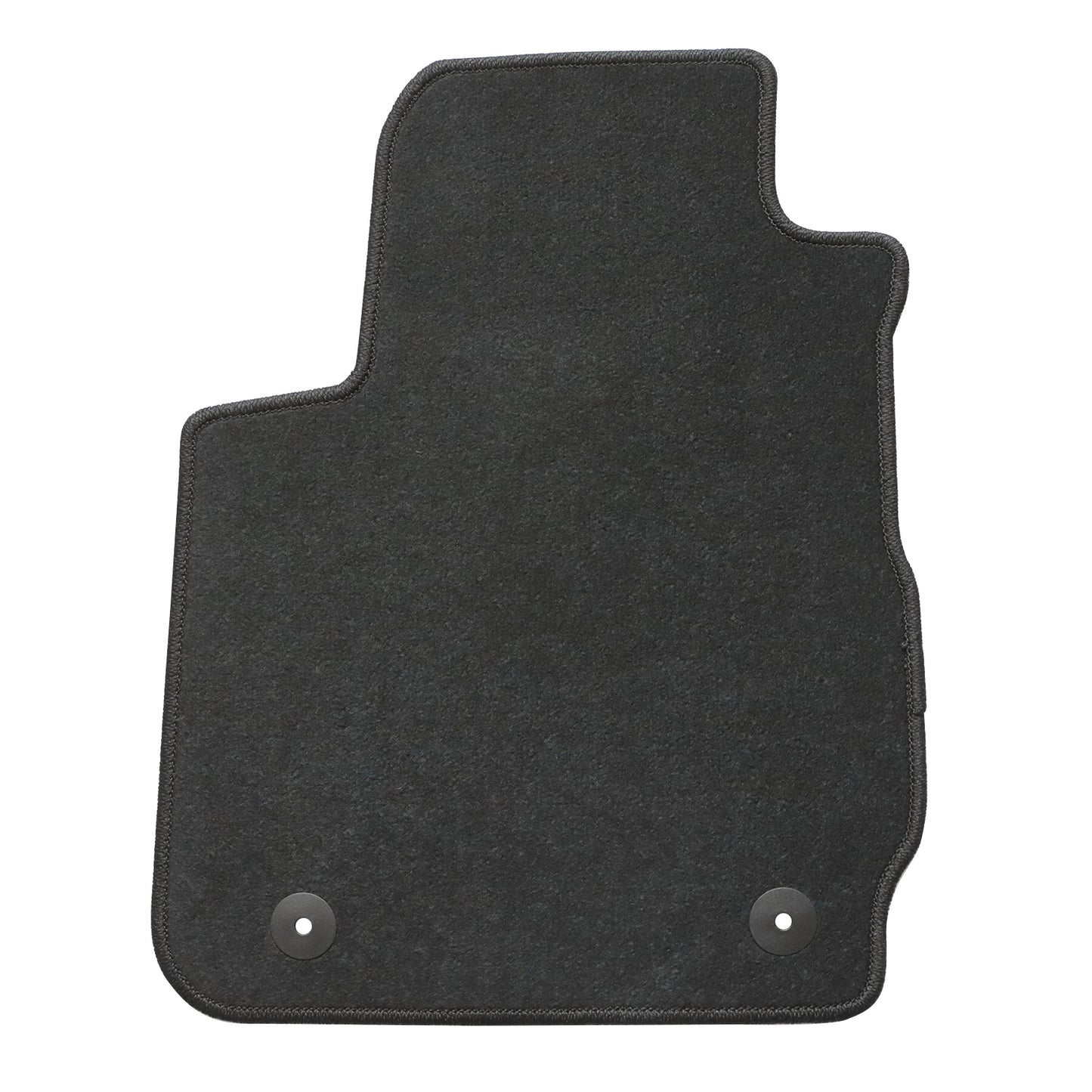 4PCS Front & Rear Floor Mats for 2011-2019 Ford Fiesta Premium Black Velour Carpet