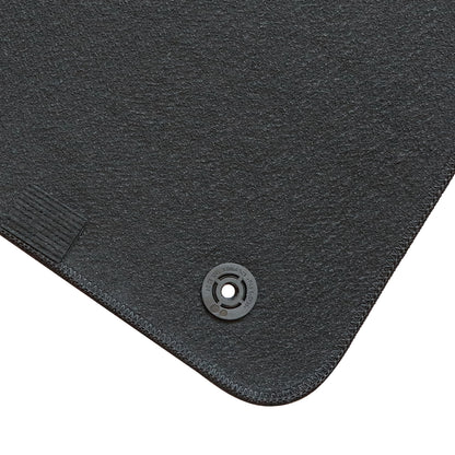 4PCS Front & Rear Floor Mats for 2011-2019 Ford Fiesta Premium Black Velour Carpet
