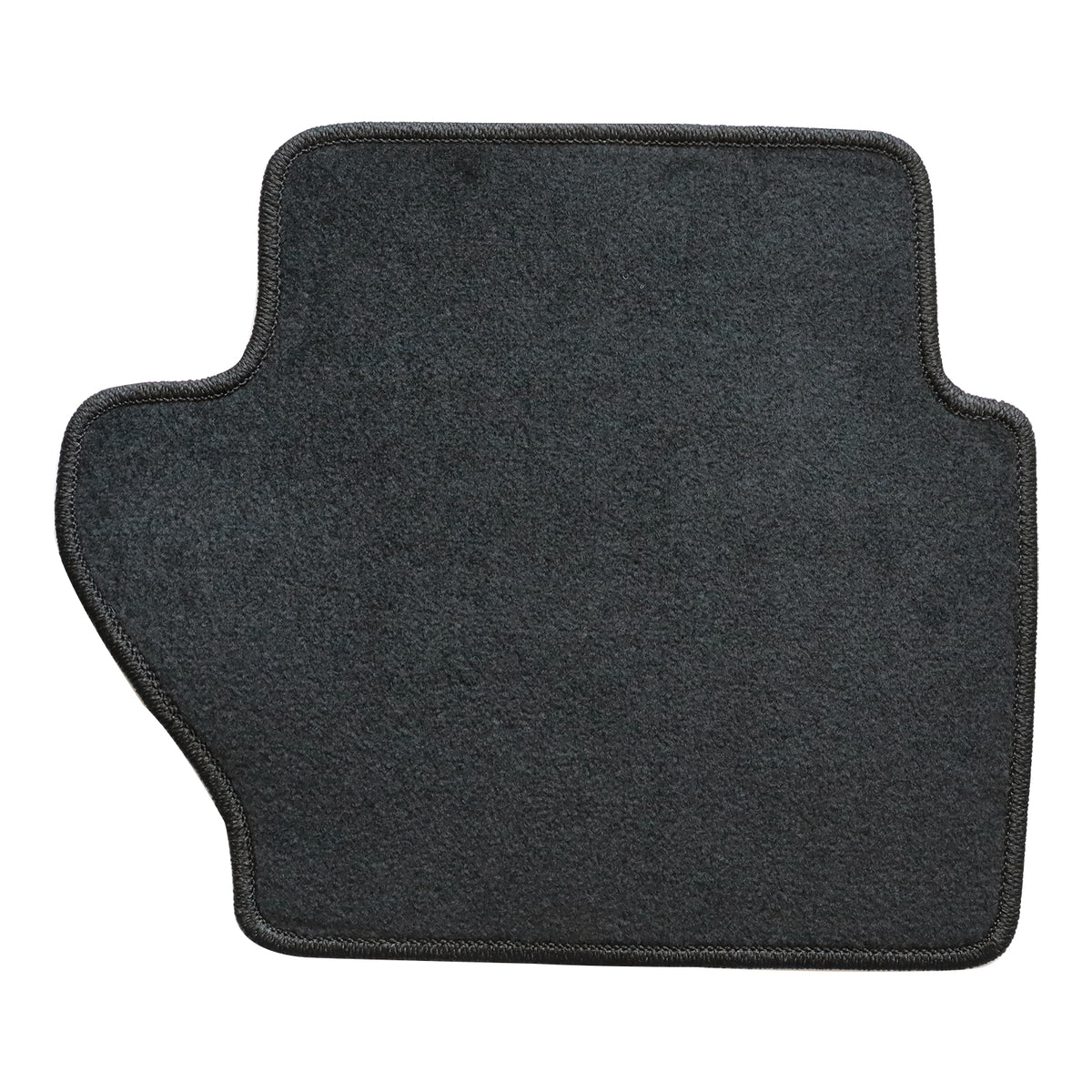 4PCS Front & Rear Floor Mats for 2011-2019 Ford Fiesta Premium Black Velour Carpet