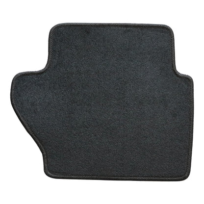 4PCS Front & Rear Floor Mats for 2011-2019 Ford Fiesta Premium Black Velour Carpet
