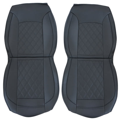 Fits Ford F150 2009-2022 Crew Cab Leather Car Seat Covers Full Set Front & Rear