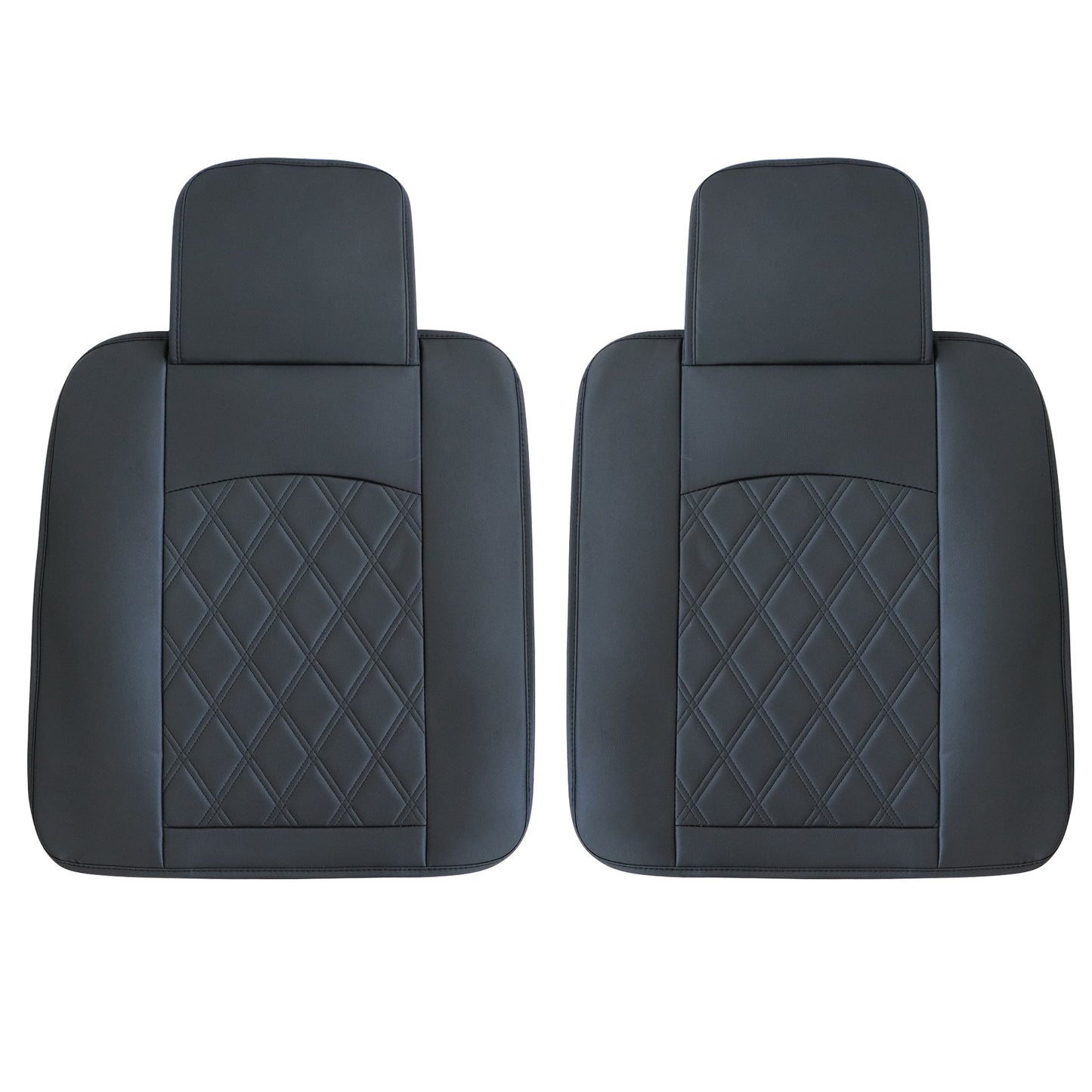 Fits Ford F150 2009-2022 Crew Cab Leather Car Seat Covers Full Set Front & Rear