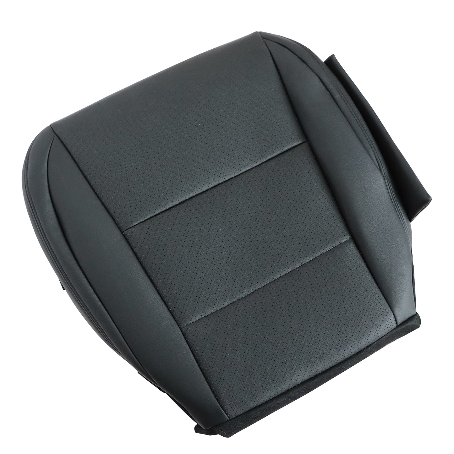 New For 2013-2020 Lexus GS350 Driver Bottom Perforated Leather Seat Cover Black