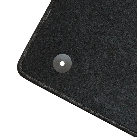 2013-2020 For Ford Fusion 4-Door Front & Rear Row Floor Mats Carpet Velour Black