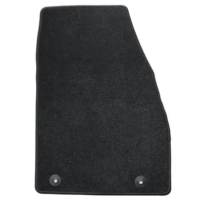 2011-2016 Fits Chevy Malibu 4-Door Front & Rear Floor Mats Carpet Velour Black