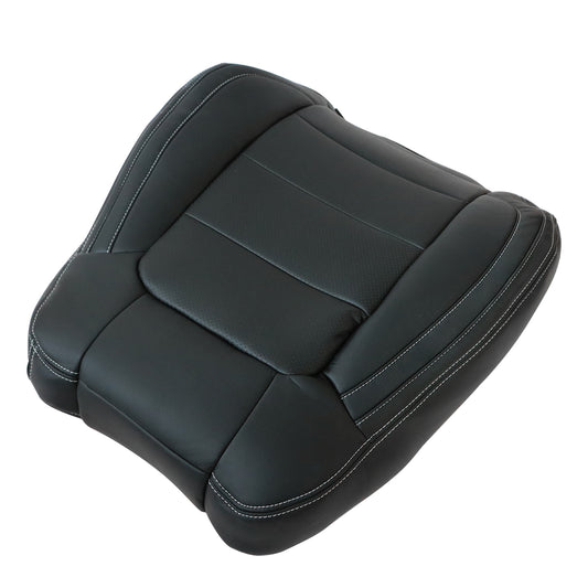 Driver Lean Back Perf Leather Seat Cover Black For 2015-2023 Ford Mustang GT