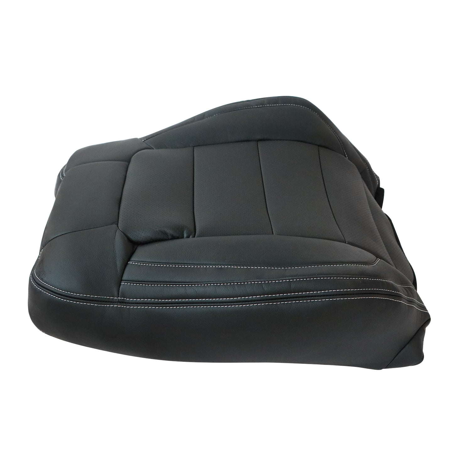 Driver Lean Back Perf Leather Seat Cover Black For 2015-2023 Ford Mustang GT
