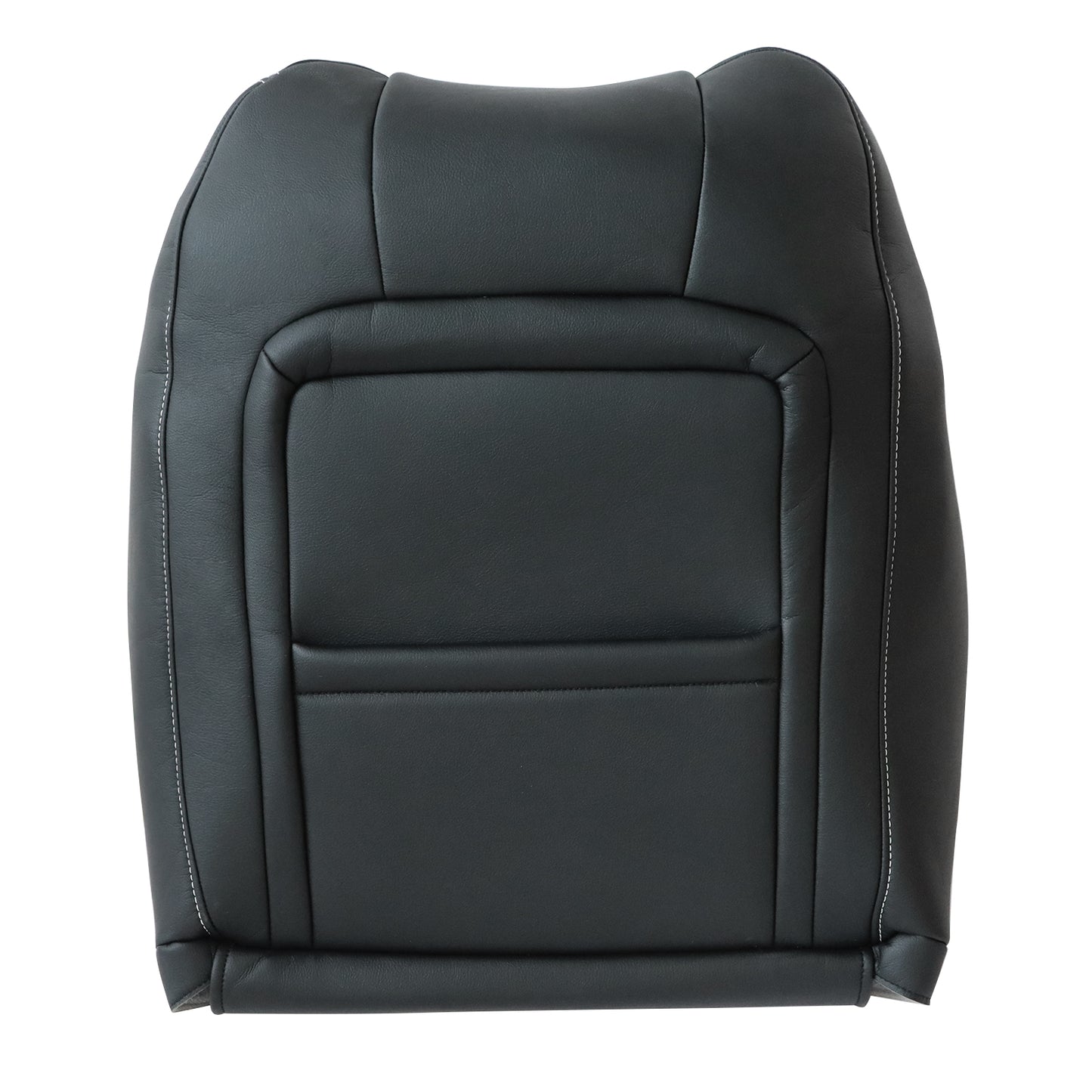 Driver Lean Back Perf Leather Seat Cover Black For 2015-2023 Ford Mustang GT