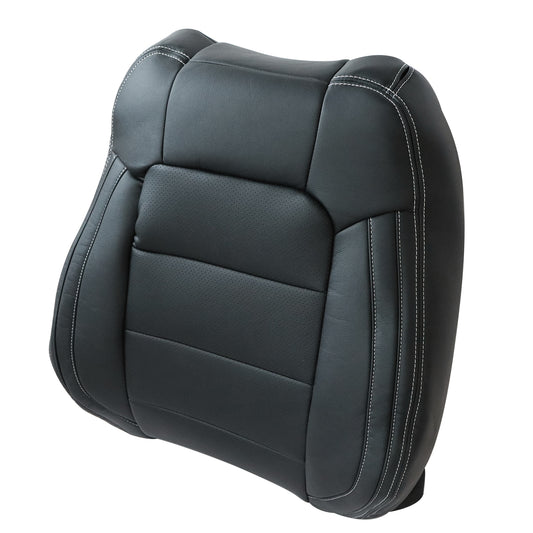 Driver Lean Back Perf Leather Seat Cover Black For 2015-2023 Ford Mustang GT