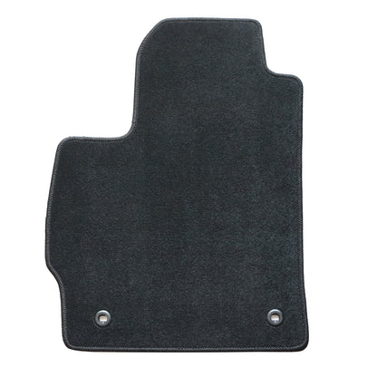 2012-2015 Fits Toyota Prius Front & Rear Row Floor Mats Carpet Velour Black