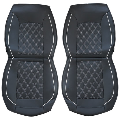 For 2009-22 Ford F150 Crew Cab Car Full Surround Set Seat Cover Leather Cushion