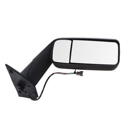 1PCS Black Door Mirror w/ Heated For 2018-2025 Freightliner Cascadia LH Side NEW