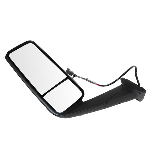 1PCS Black Door Mirror w/ Heated For 2018-2025 Freightliner Cascadia LH Side NEW