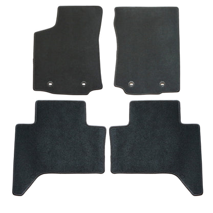 Replacement Black Velour Floor Mats Carpet Set of 4 For 2018-2023 Toyota Tacoma