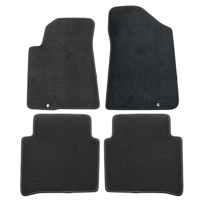 Full Set Front & Rear Floor Mats Carpet For 2007-2012 Nissan Altima Black NEW