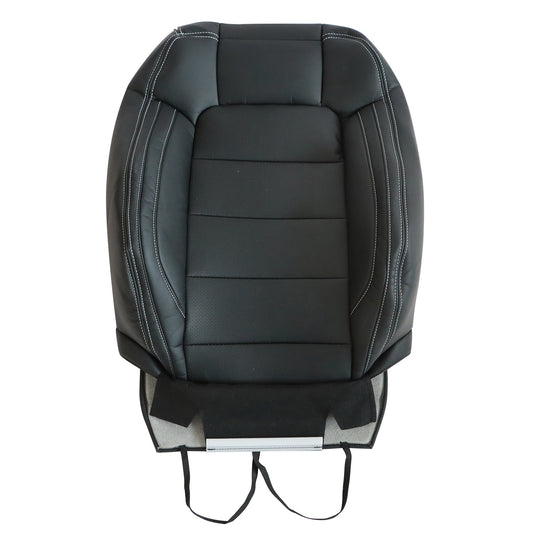 Fit For 2015-2023 Ford Mustang Premium Passenger Back Leather Seat Cover Black