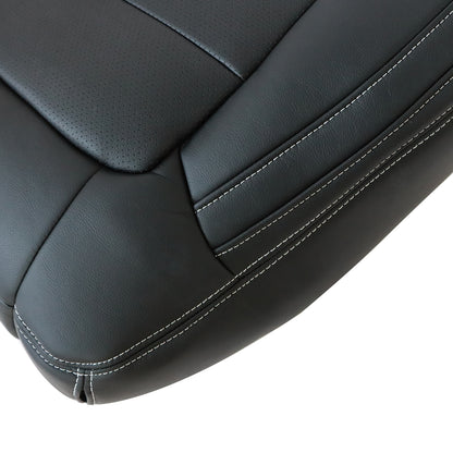 Fit For 2015-2023 Ford Mustang Premium Passenger Back Leather Seat Cover Black