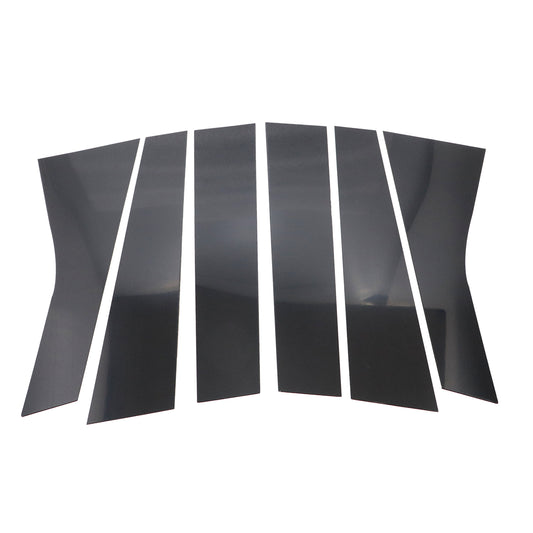 6x For Jeep Grand Cherokee 2011-2021 Pillar Post Door Window Molding Cover Trim