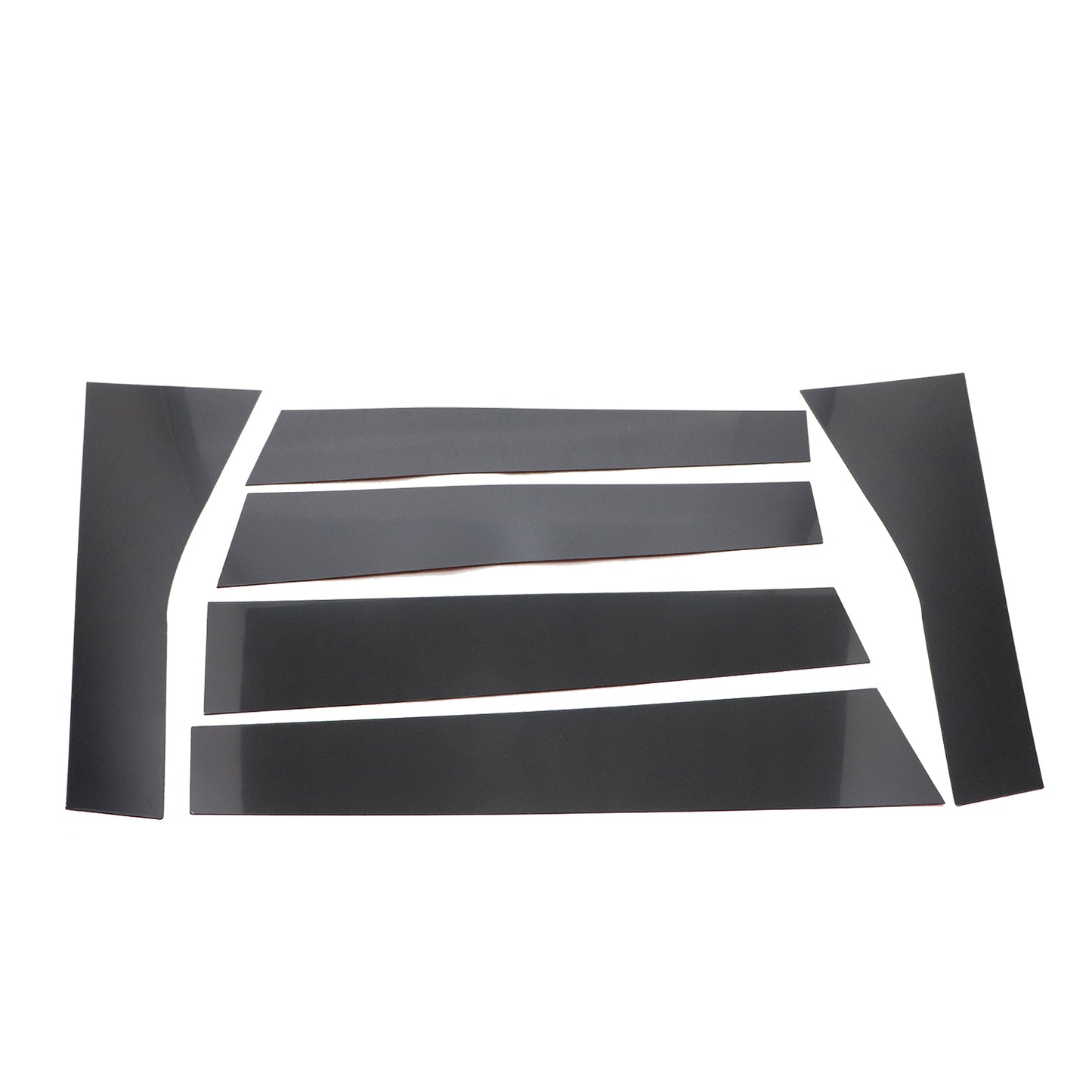 6x For Jeep Grand Cherokee 2011-2021 Pillar Post Door Window Molding Cover Trim