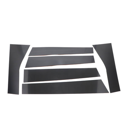 6x For Jeep Grand Cherokee 2011-2021 Pillar Post Door Window Molding Cover Trim