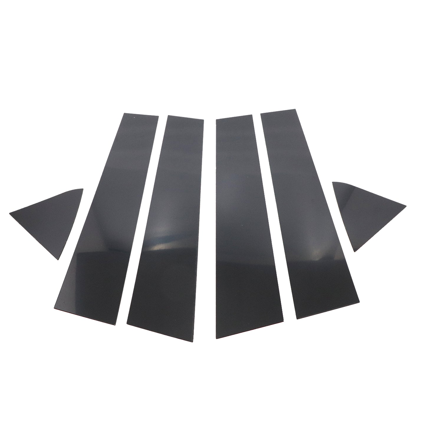 For Dodge Charger 2006-2010 Pillar Posts Door Window Trim Cover Glossy Black US