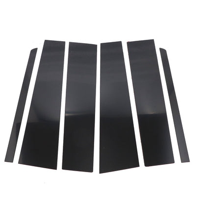 For Ford Explorer 2011-2019 Black Pillar Post Window Door Cover Trim