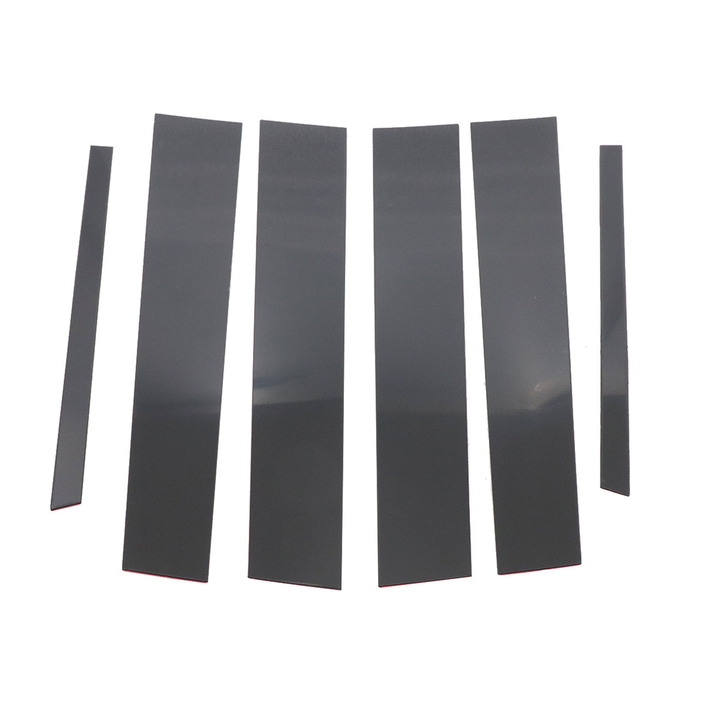 6x Door Pillar Posts Cover Trim For Infiniti G35 G37 Sedan 2002-2013 Gloss Black