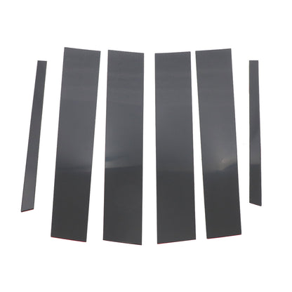 6x Door Pillar Posts Cover Trim For Infiniti G35 G37 Sedan 2002-2013 Gloss Black